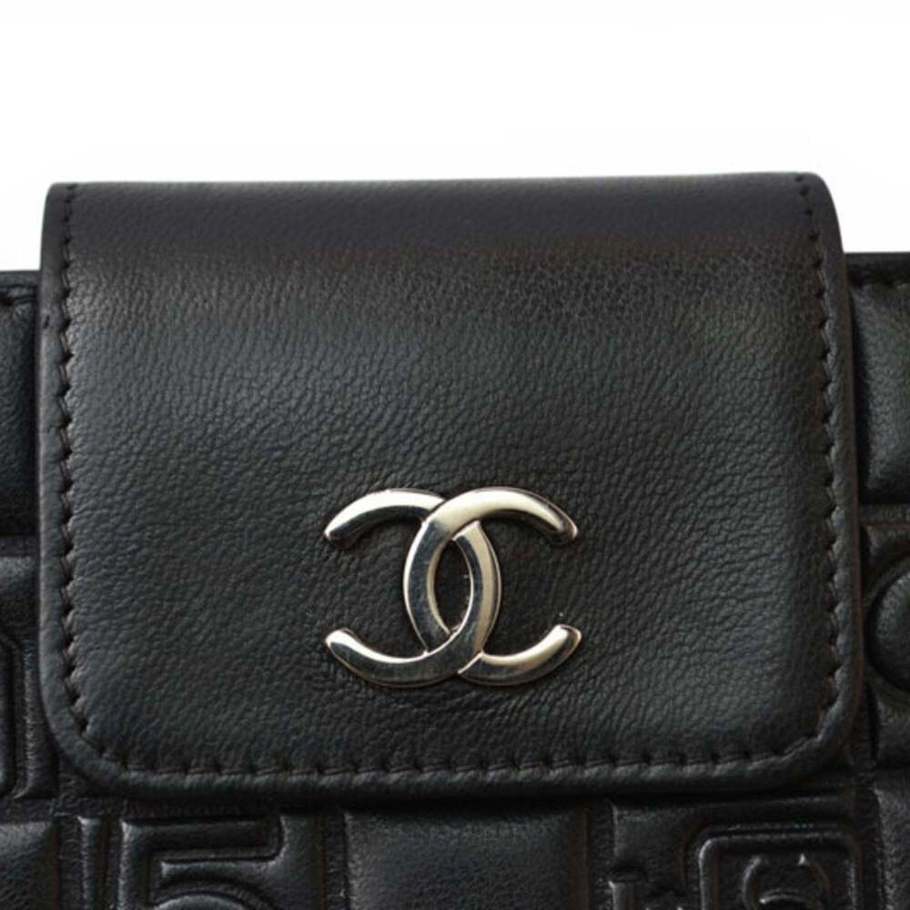 CHANEL Black Lambskin Leather Wallet - Picture 5 of 15